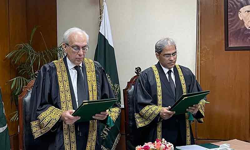Justice Munib Akhtar takes oath as acting CJP