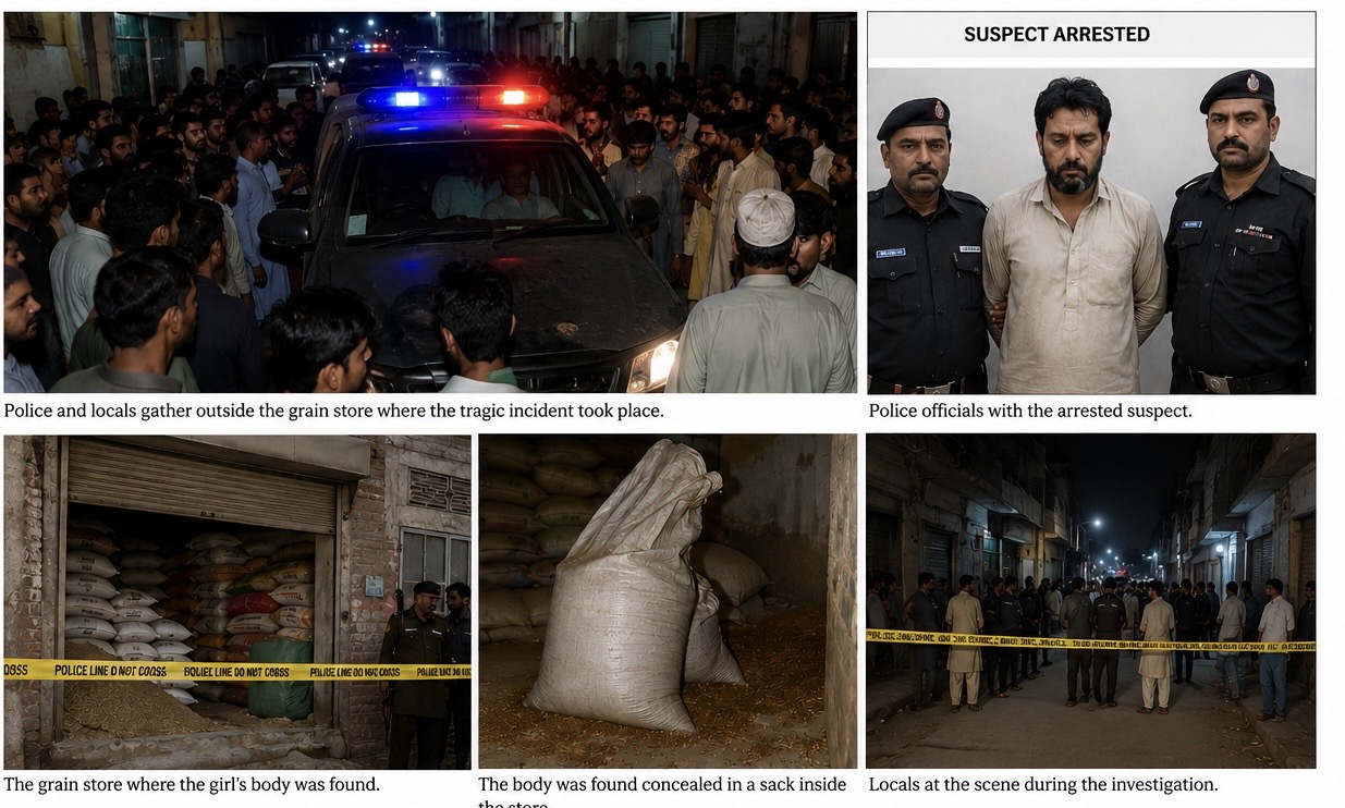 eight-year-old Girl Abducted, Found Dead in Grain Store; Suspect Arrested