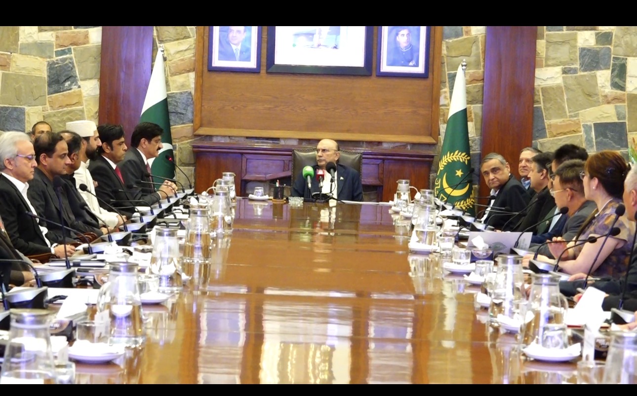 President Zardari Reviews Sindh-China Cooperation, Pushes for Swift Implementation of Joint Projects