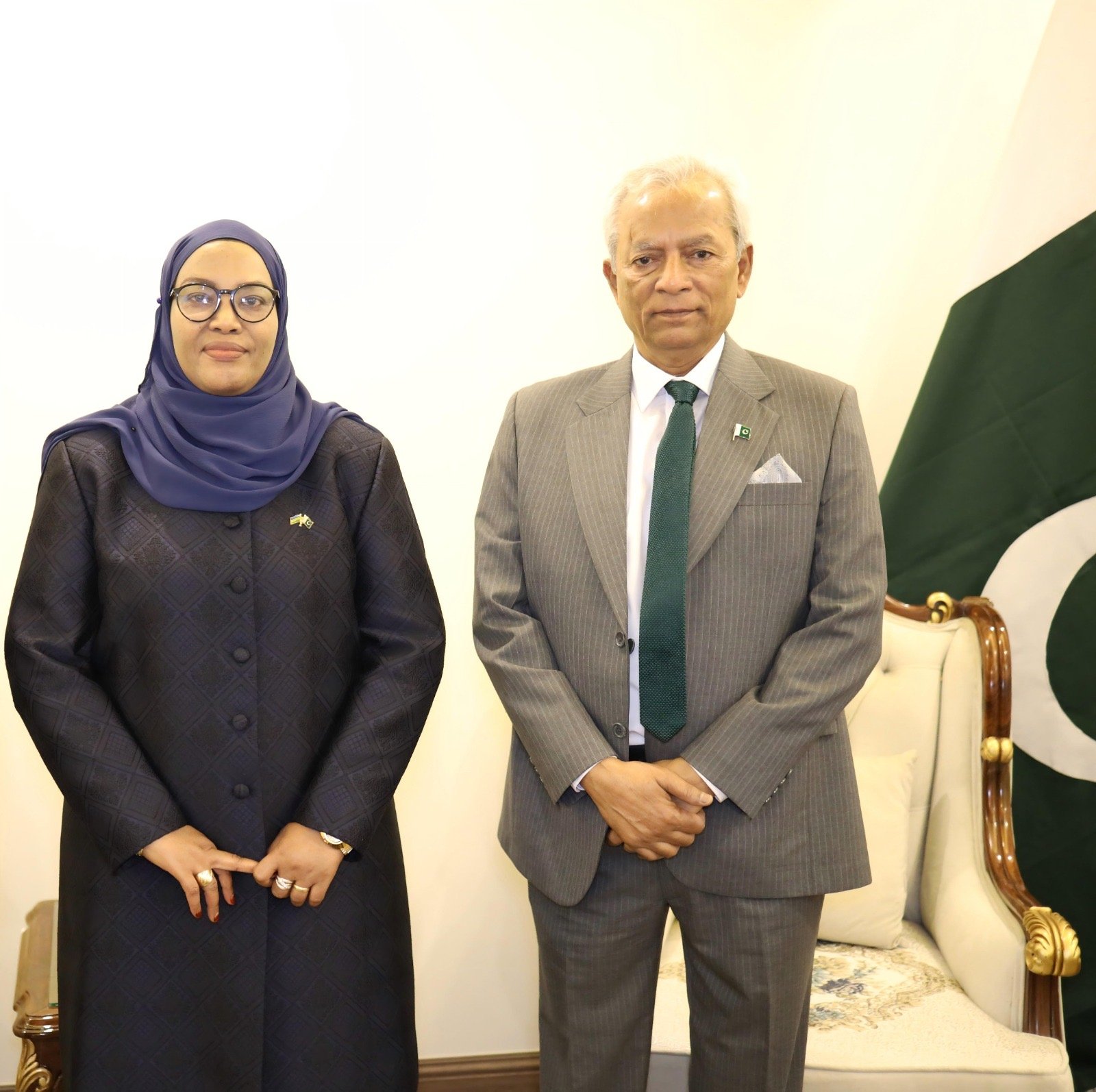 H.E. Syed Muhammad Nehal Hashmi, Governor of Sindh, Visits Rwanda High Commission in Islamabad