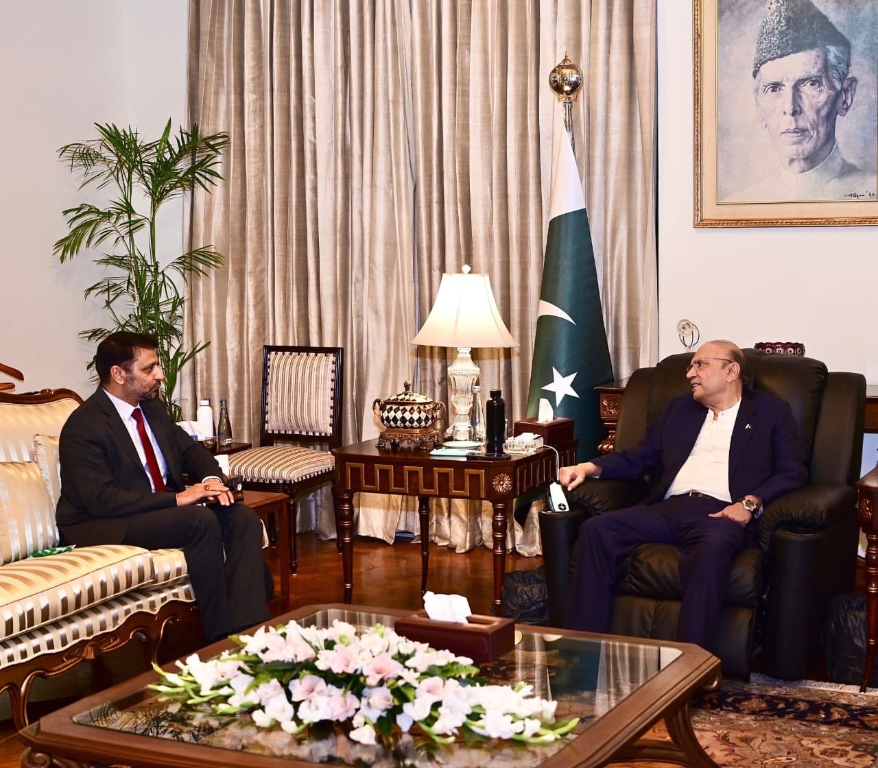 Zardari urges envoy to China to deepen strategic, economic ties