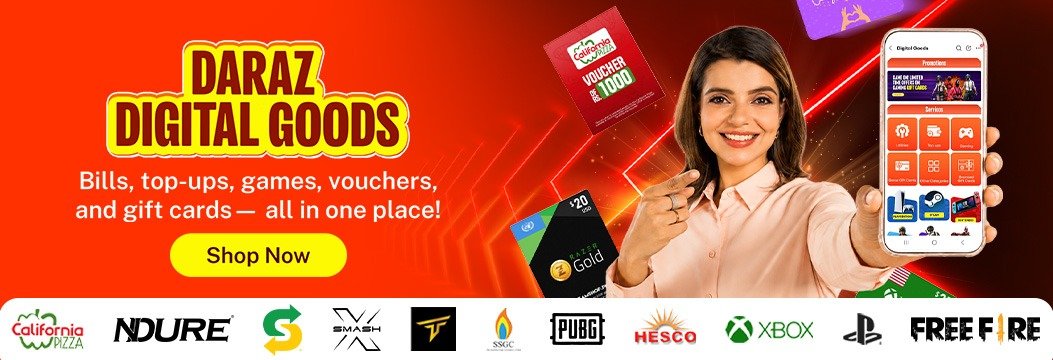 Daraz Pakistan Expands Digital Goods Category with Local Brand Vouchers